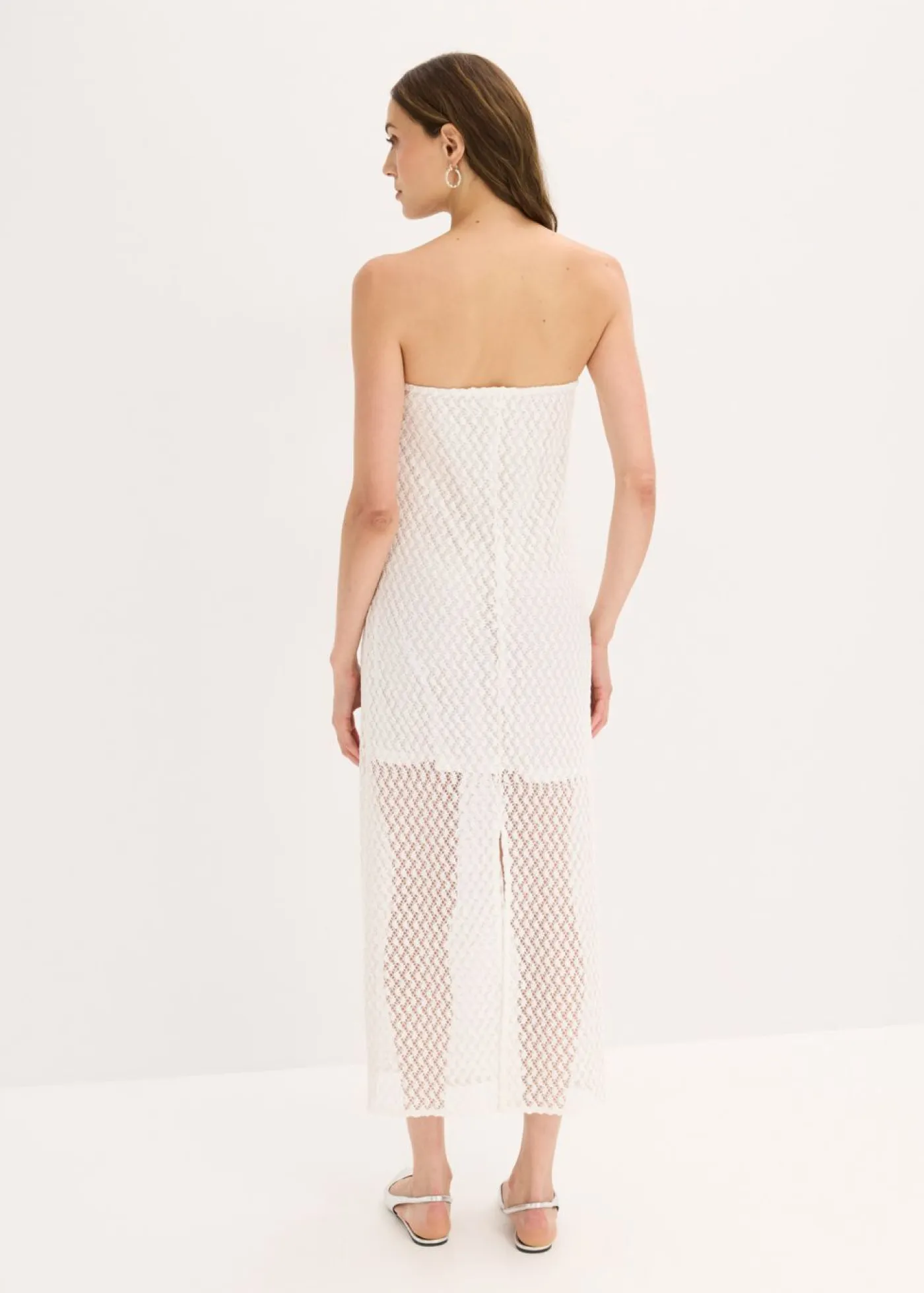 Discount Vestido con hombros al descubierto y encaje Mujer Vestidos