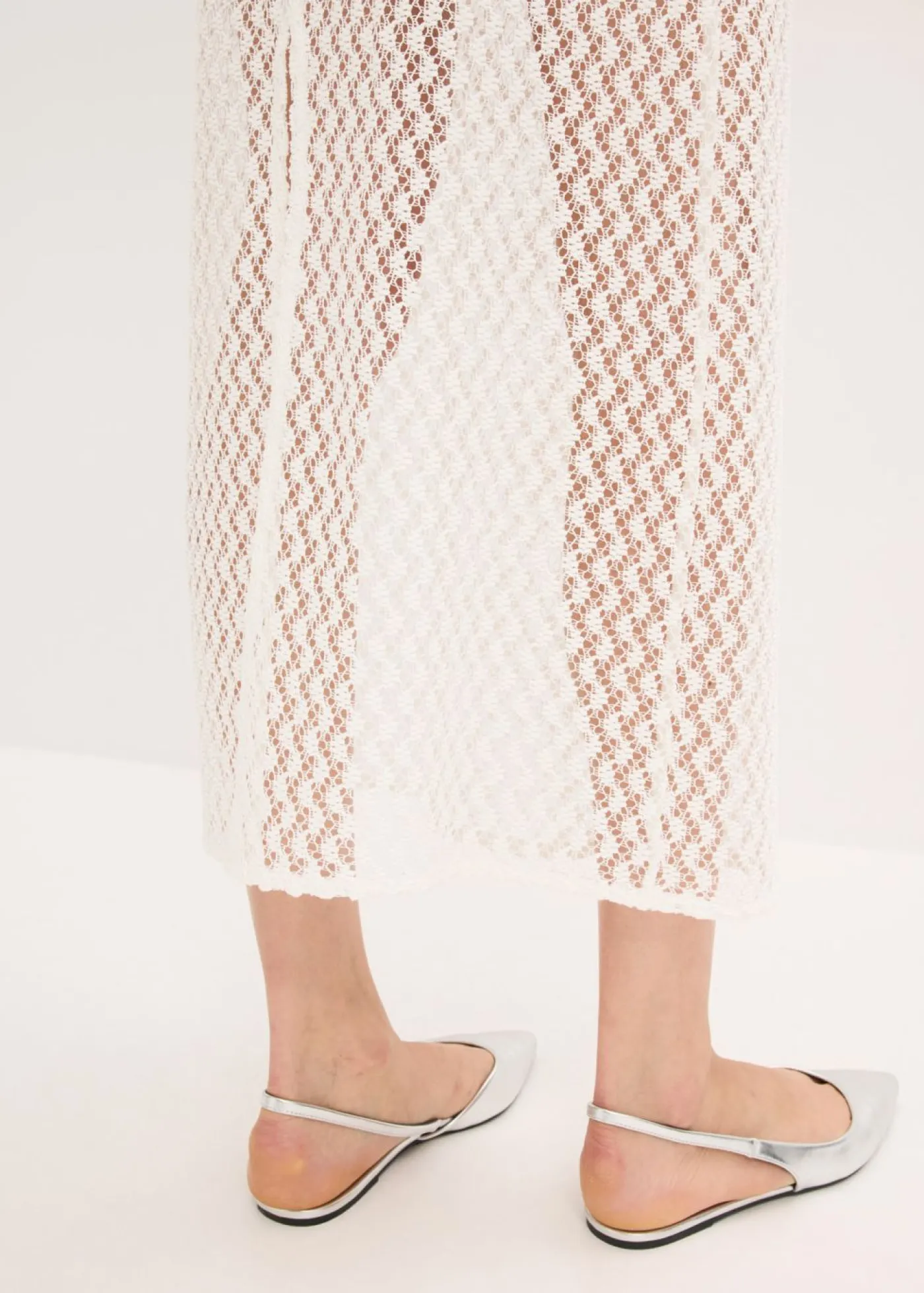 Discount Vestido con hombros al descubierto y encaje Mujer Vestidos