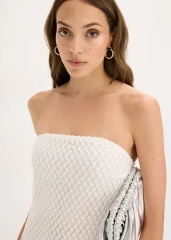 Discount Vestido con hombros al descubierto y encaje Mujer Vestidos