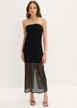 Best Vestido con hombros al descubierto y encaje Mujer Vestidos