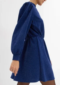 Hot Vestido con purpurina de tejido interlock resistente Mujer Vestidos