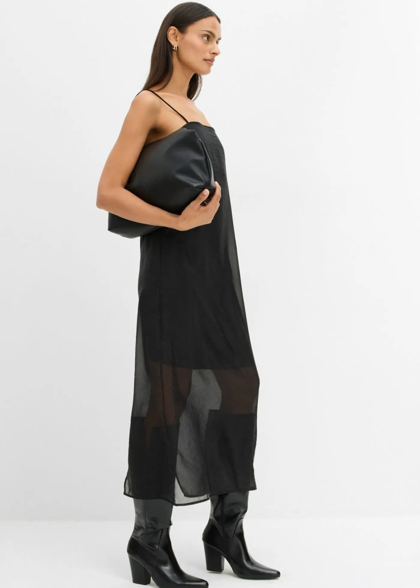 Vestido con tirantes finos Mujer Esenciales|Vestidos