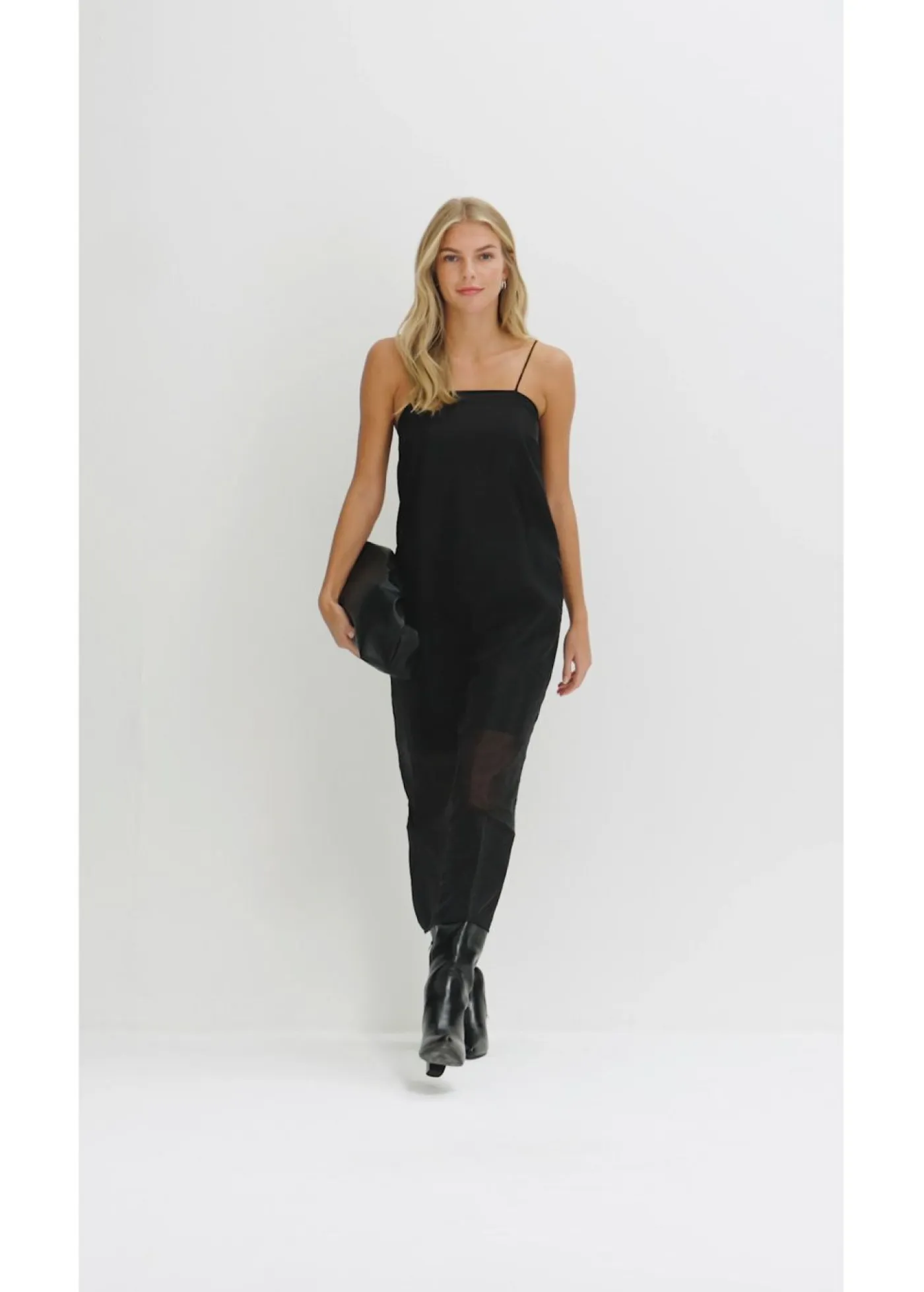 Vestido con tirantes finos Mujer Esenciales|Vestidos