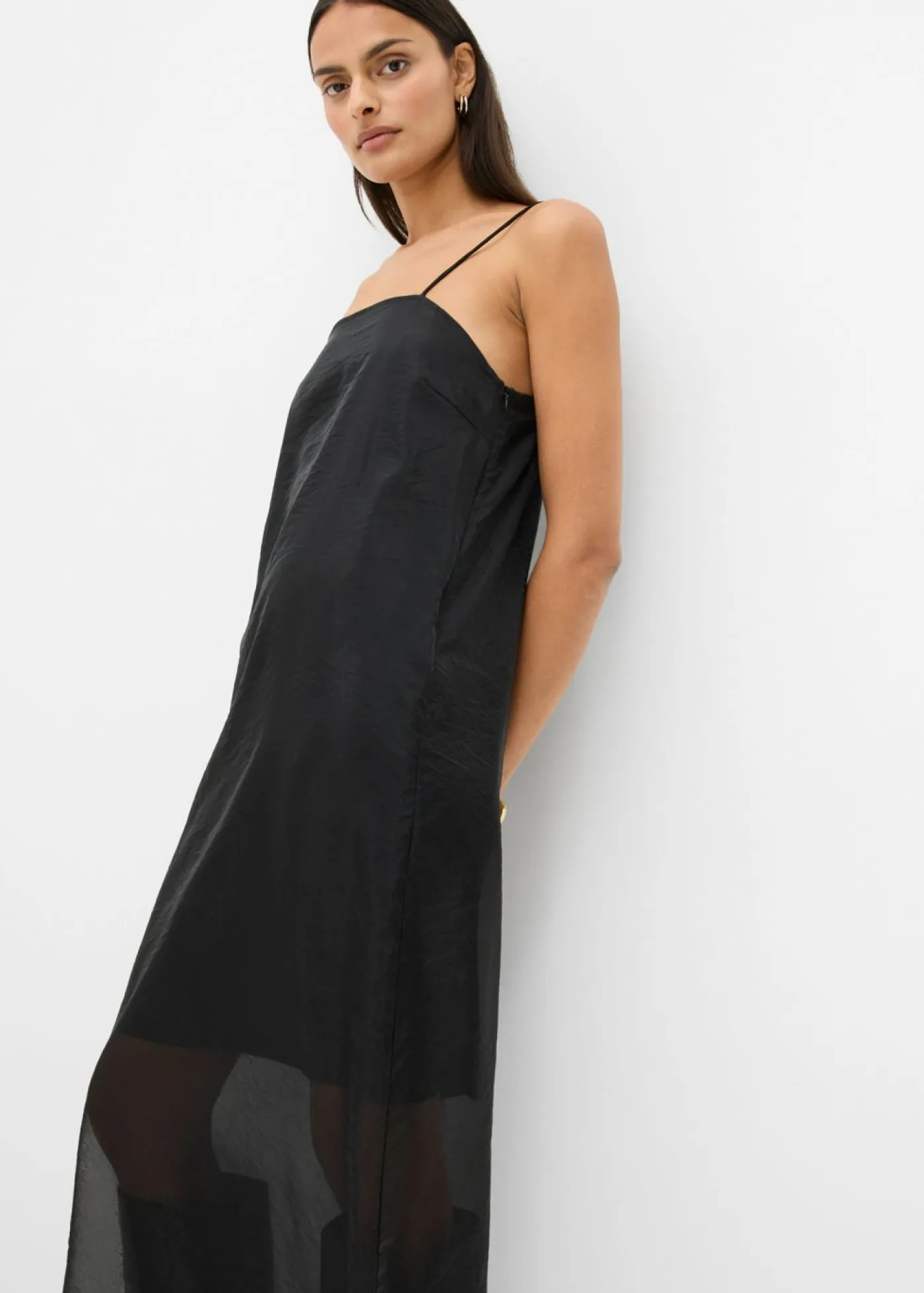 Vestido con tirantes finos Mujer Esenciales|Vestidos