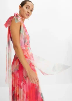 Hot Vestido con un hombro al descubierto y falda de tul plisado Mujer Tallas Pequeñas|Ropa Elegante