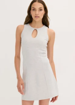 Discount Vestido corto con botón decorativo Mujer Vestidos