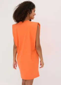 Best Vestido corto con detalle en los hombros Mujer Vestidos