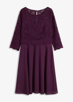 Clearance Vestido corto con encaje Mujer Vestidos|Ropa Elegante