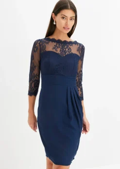 Best Vestido corto con encaje Mujer Vestidos|Ropa Elegante