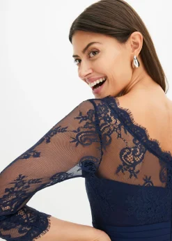 Best Vestido corto con encaje Mujer Vestidos|Ropa Elegante