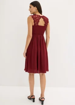 Sale Vestido corto con encaje Mujer Vestidos|Ropa Elegante