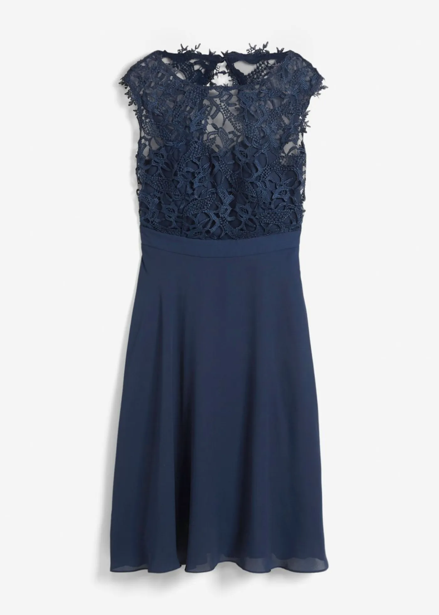 Outlet Vestido corto con encaje Mujer Vestidos|Ropa Elegante