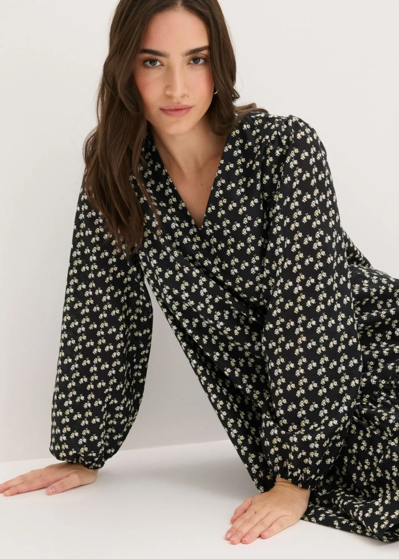 Hot Vestido corto con estructura arrugada Mujer Vestidos|Novedades