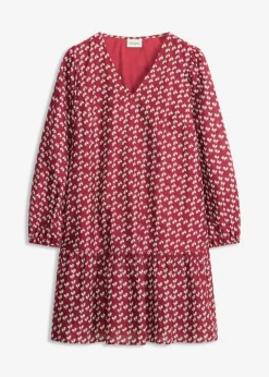 Outlet Vestido corto con estructura arrugada Mujer Vestidos|Novedades