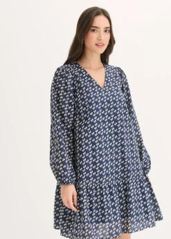 Online Vestido corto con estructura arrugada Mujer Vestidos|Novedades