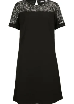 Clearance Vestido corto con inserto de lentejuelas Mujer Vestidos