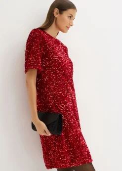 Online Vestido corto con lentejuelas Mujer Vestidos