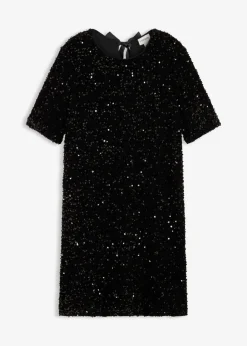 Vestido corto con lentejuelas Mujer Vestidos