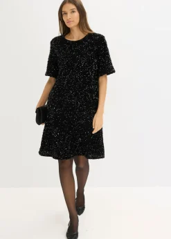 Vestido corto con lentejuelas Mujer Vestidos