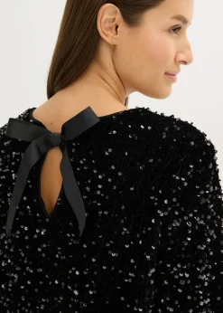 Vestido corto con lentejuelas Mujer Vestidos