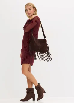 Outlet Vestido corto con malla Mujer Vestidos