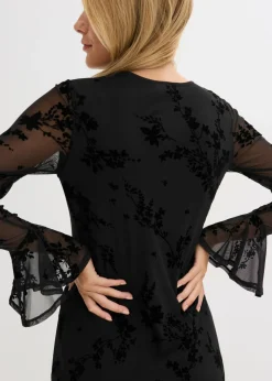 Clearance Vestido corto con malla Mujer Vestidos