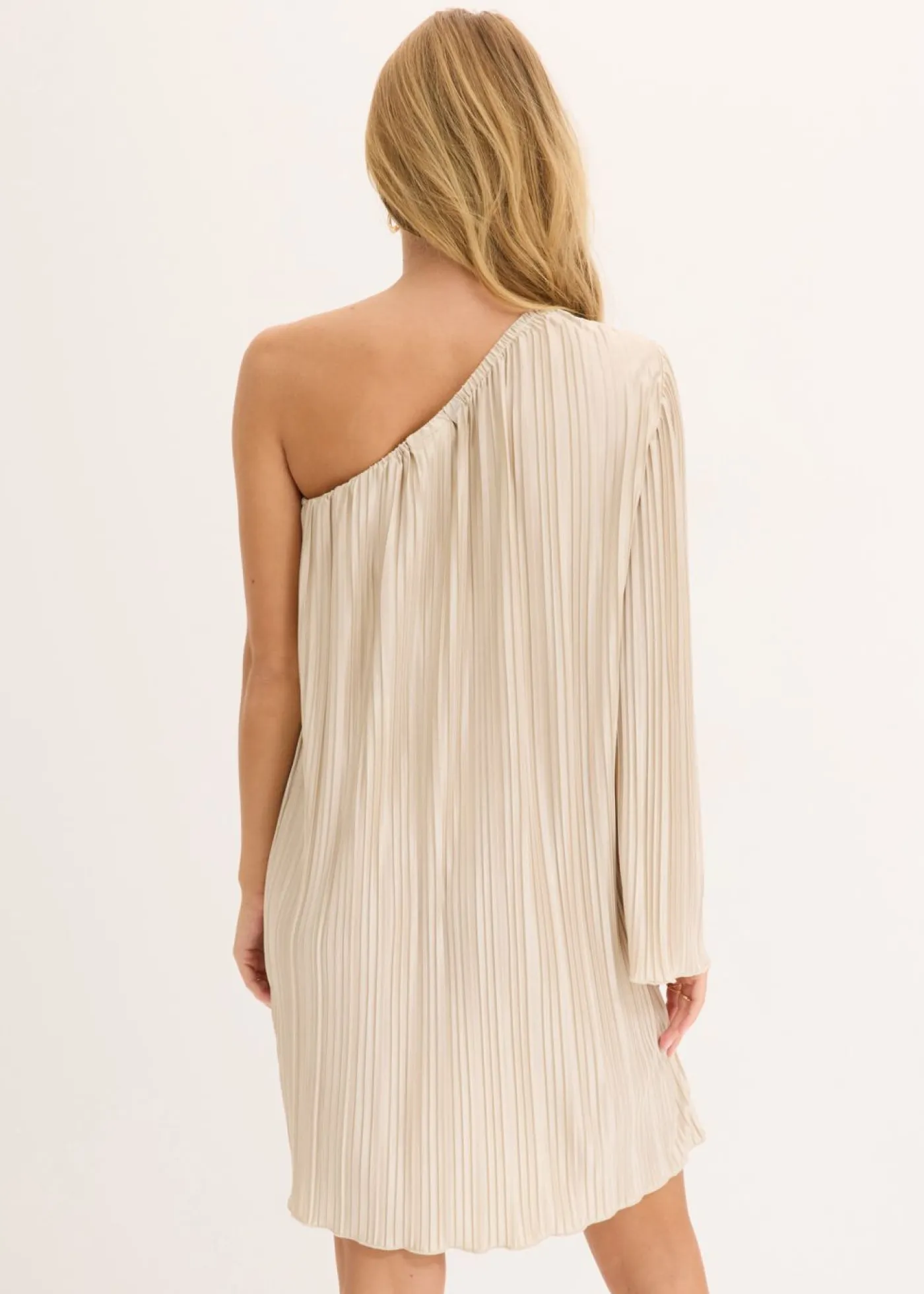 Hot Vestido corto con plisado Mujer Vestidos