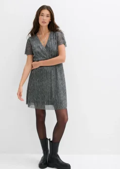 Hot Vestido corto con purpurina Mujer Vestidos
