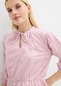 Clearance Vestido corto de algodón puro Mujer Vestidos|Novedades