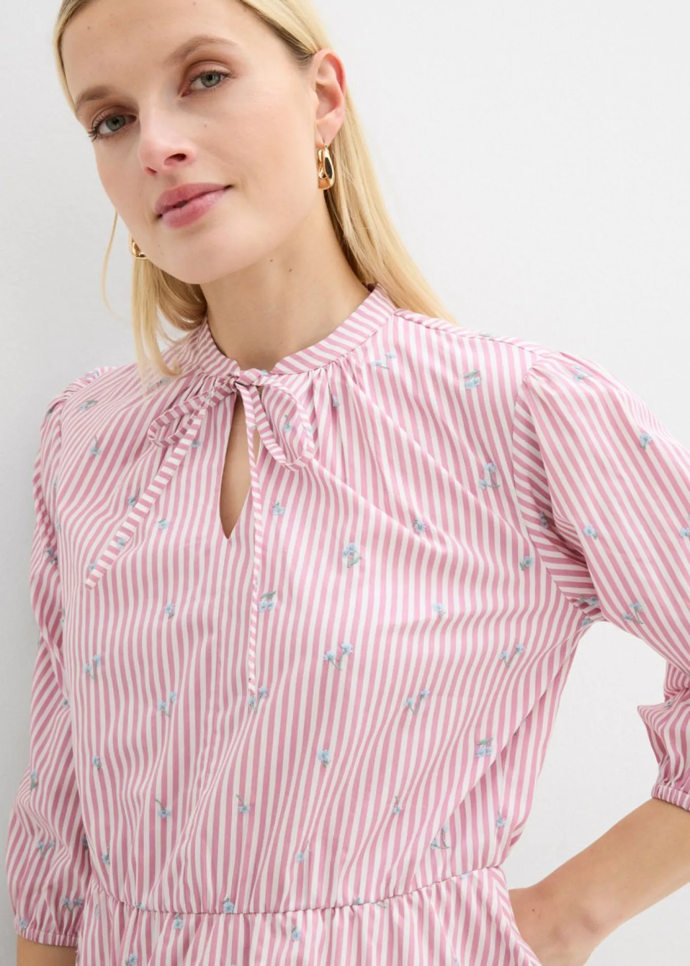 Clearance Vestido corto de algodón puro Mujer Vestidos|Novedades