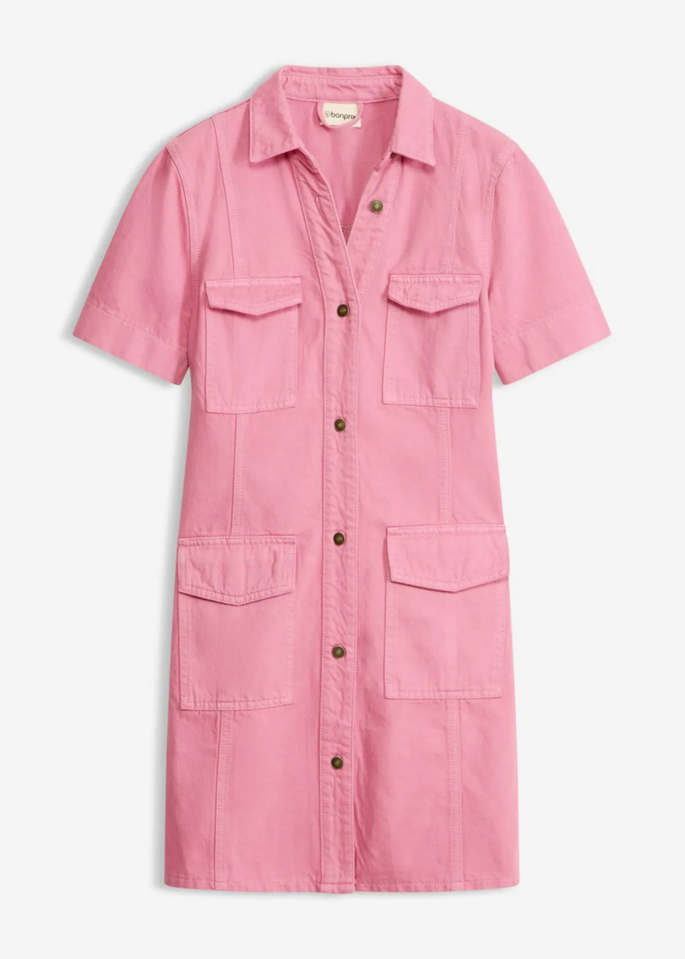 Online Vestido corto de algodón puro Mujer Vestidos|Novedades
