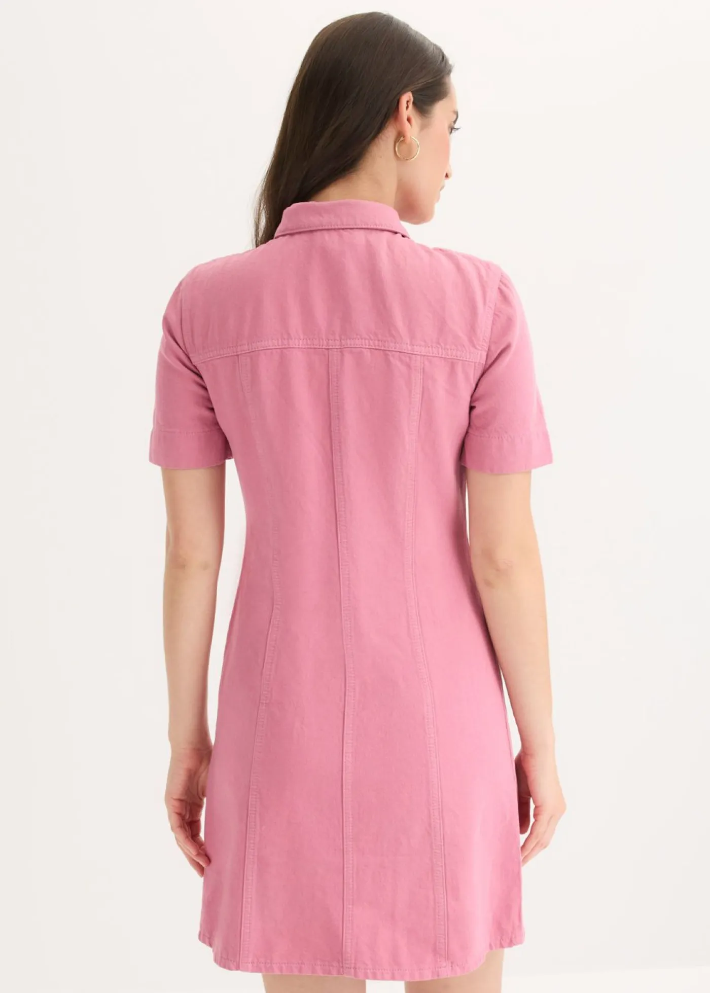 Online Vestido corto de algodón puro Mujer Vestidos|Novedades