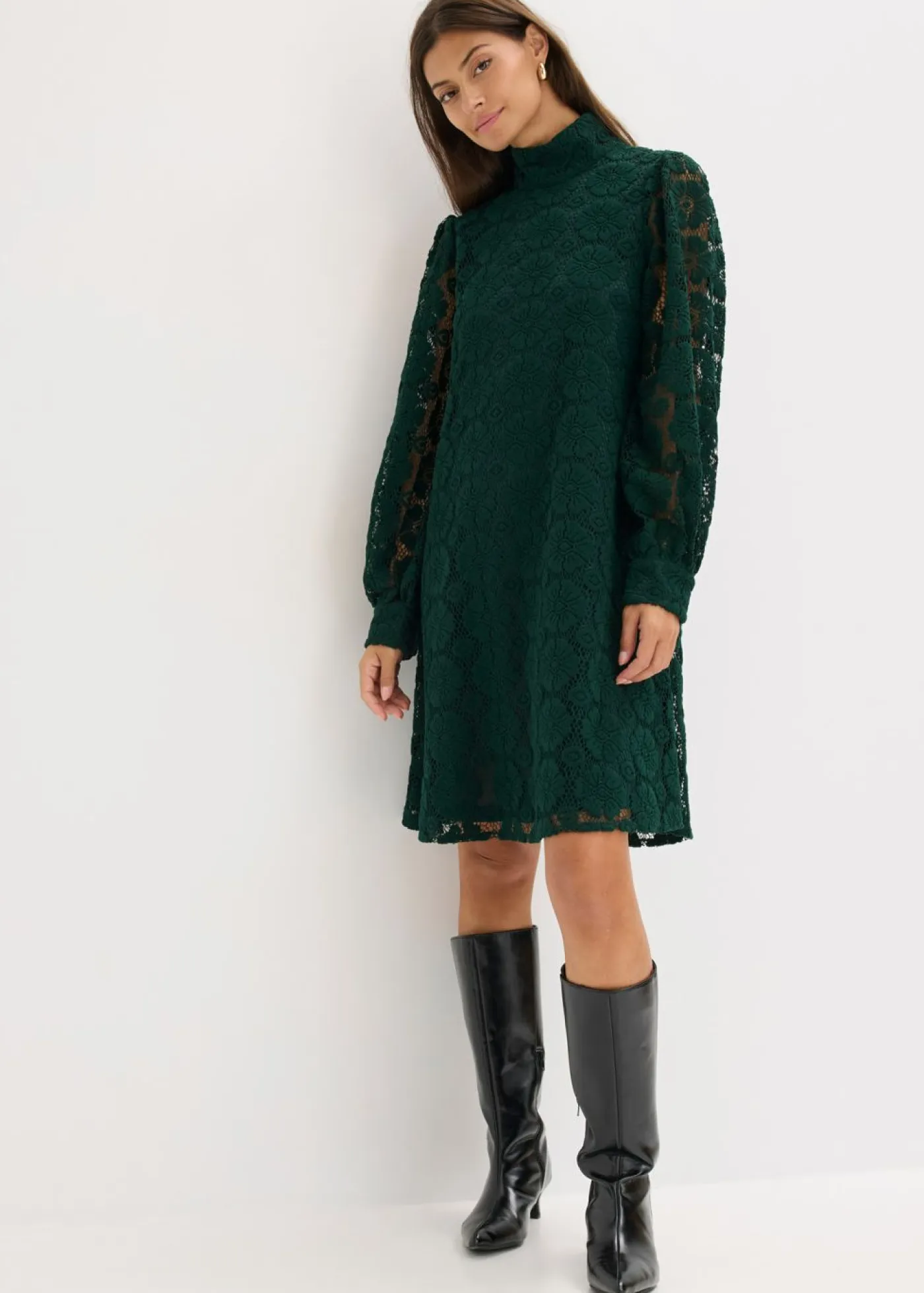 New Vestido corto de encaje Mujer Vestidos