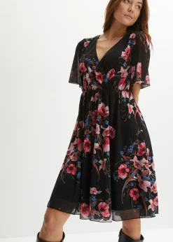 Outlet Vestido corto de malla Mujer Vestidos