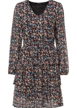 Vestido corto de malla Mujer Vestidos