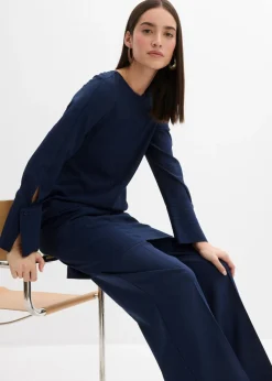 Vestido corto de material estructurado Mujer Esenciales|Vestidos