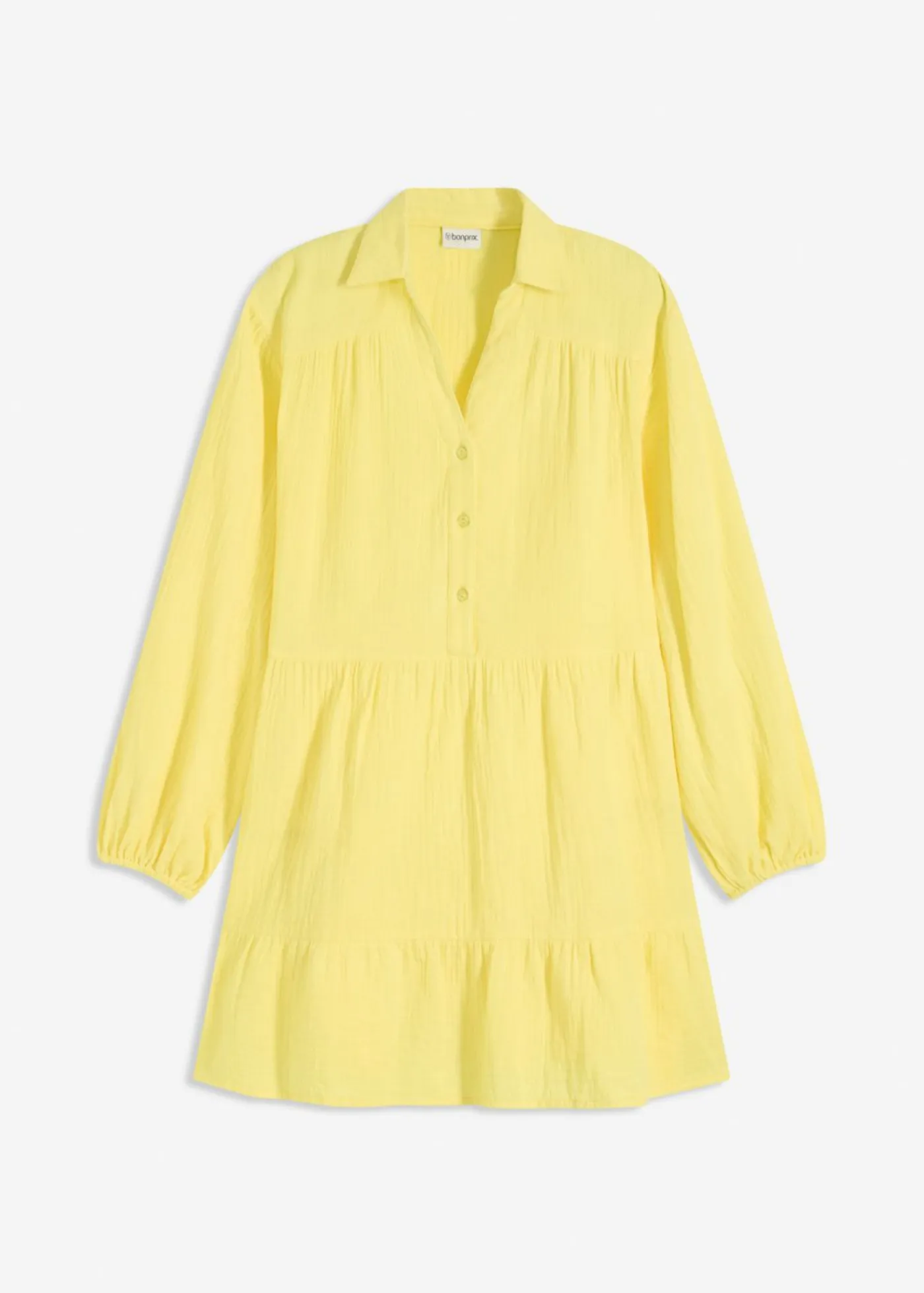New Vestido corto de muselina con paneles Mujer Vestidos