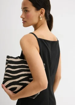 Best Vestido corto de neopreno fluido Mujer Esenciales|Vestidos