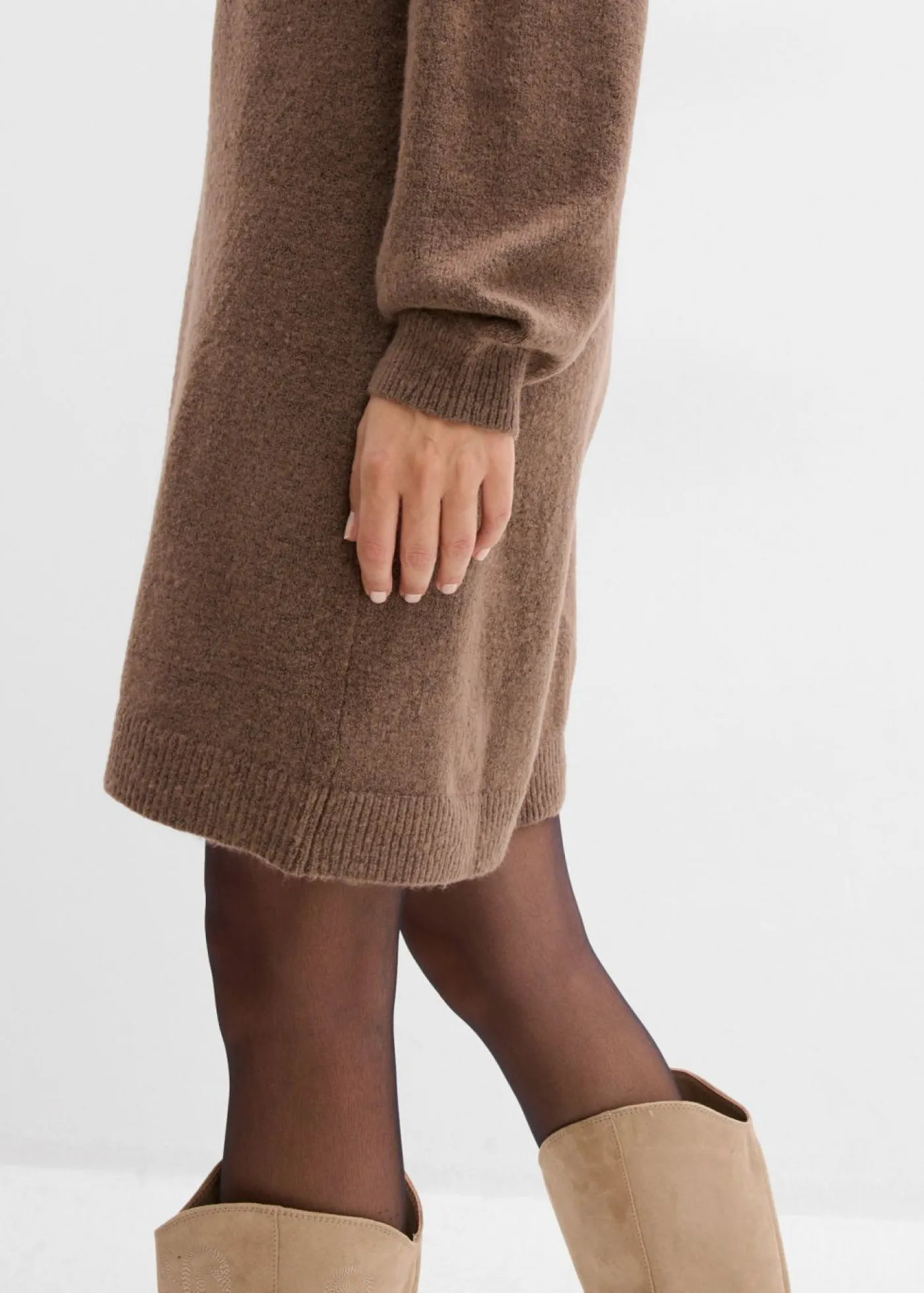Hot Vestido corto de punto con botones Mujer Vestidos|Ropa De Punto