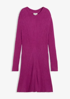 Outlet Vestido corto de punto de suave mezcla de viscosa Mujer Vestidos|Ropa De Punto