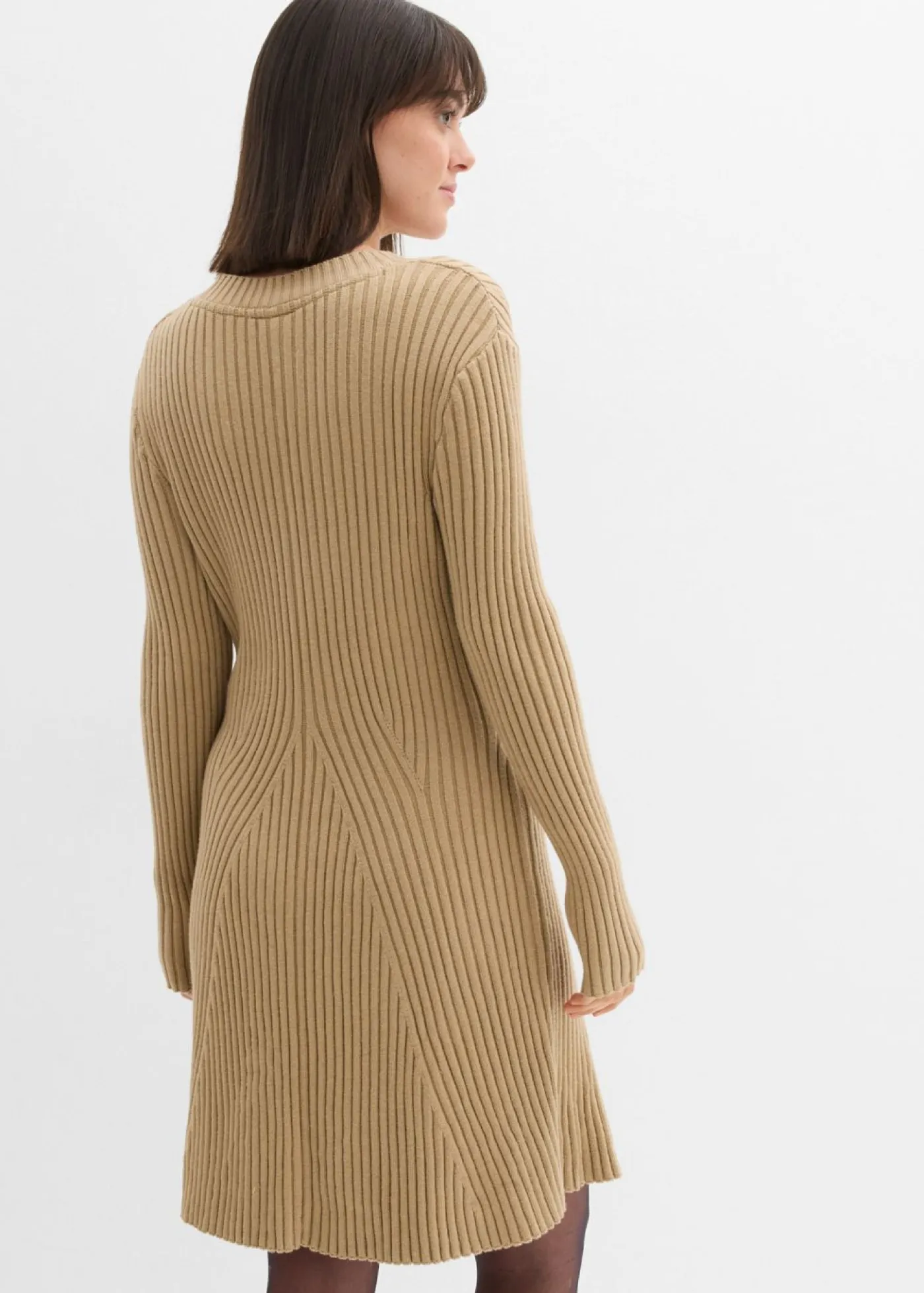 New Vestido corto de punto de suave mezcla de viscosa Mujer Vestidos|Ropa De Punto