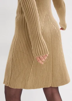 New Vestido corto de punto de suave mezcla de viscosa Mujer Vestidos|Ropa De Punto