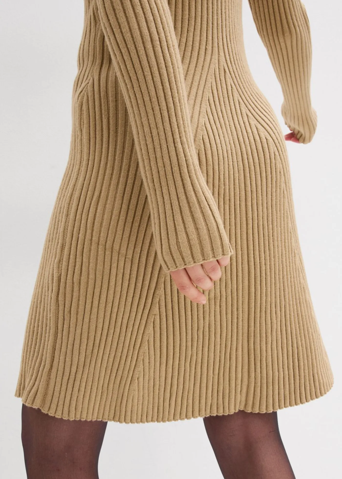 New Vestido corto de punto de suave mezcla de viscosa Mujer Vestidos|Ropa De Punto
