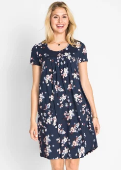 New Vestido corto de punto de suave mezcla de viscosa Mujer Vestidos