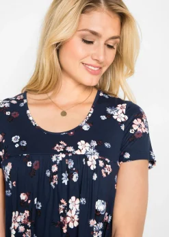 New Vestido corto de punto de suave mezcla de viscosa Mujer Vestidos