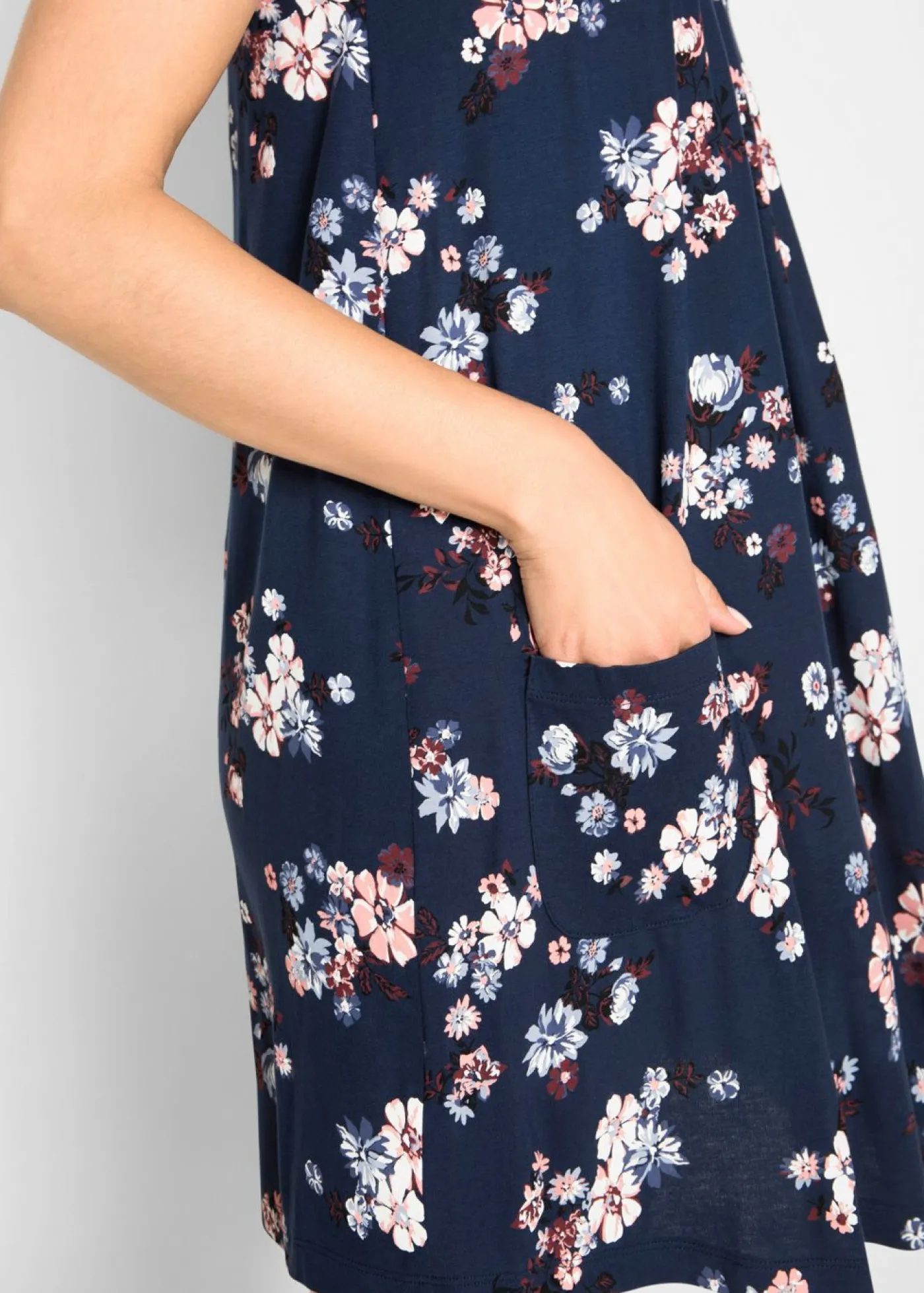 New Vestido corto de punto de suave mezcla de viscosa Mujer Vestidos