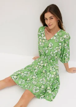 Hot Vestido corto de suave mezcla de viscosa Mujer Vestidos