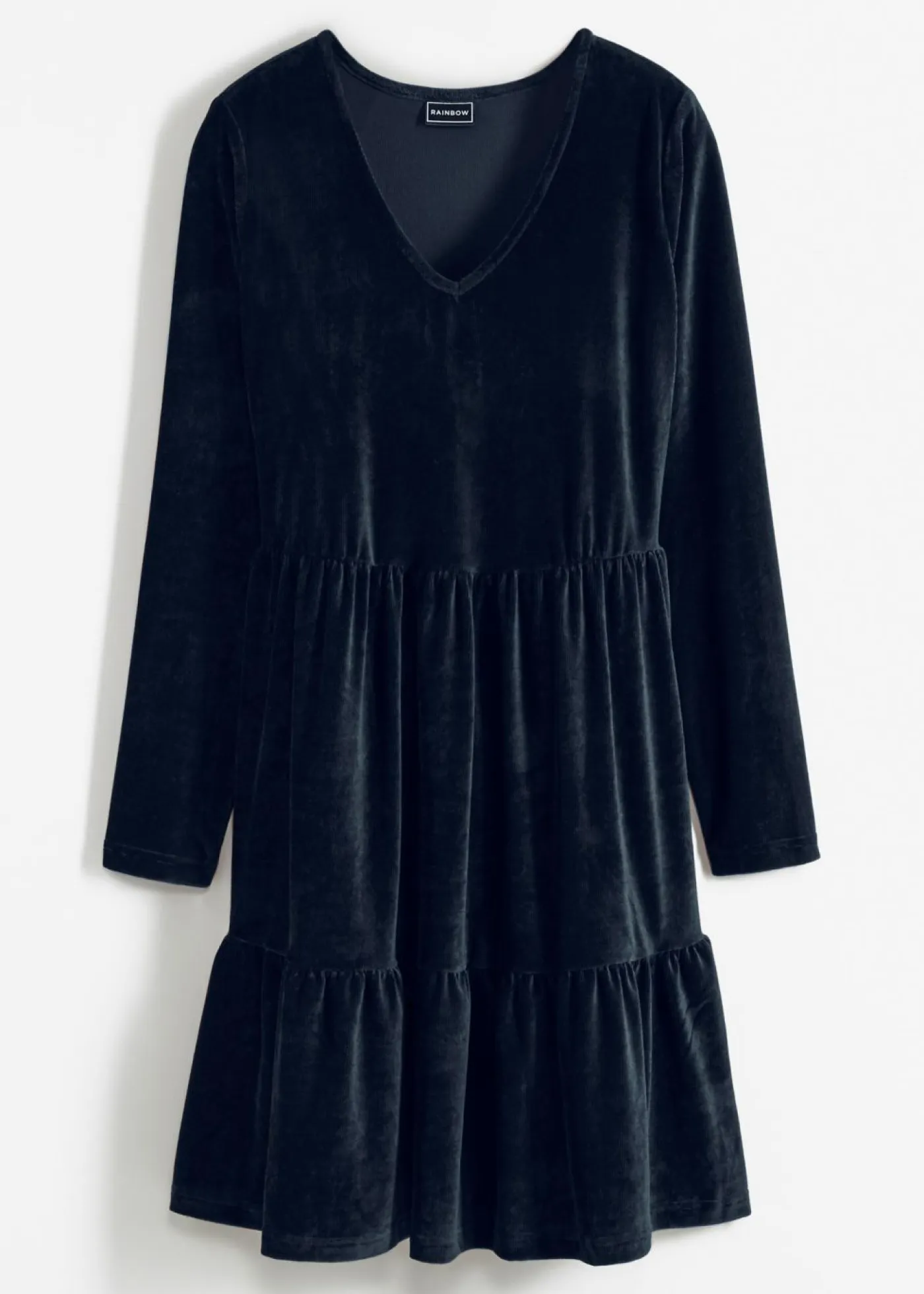 Sale Vestido corto de terciopelo elástico Mujer Vestidos