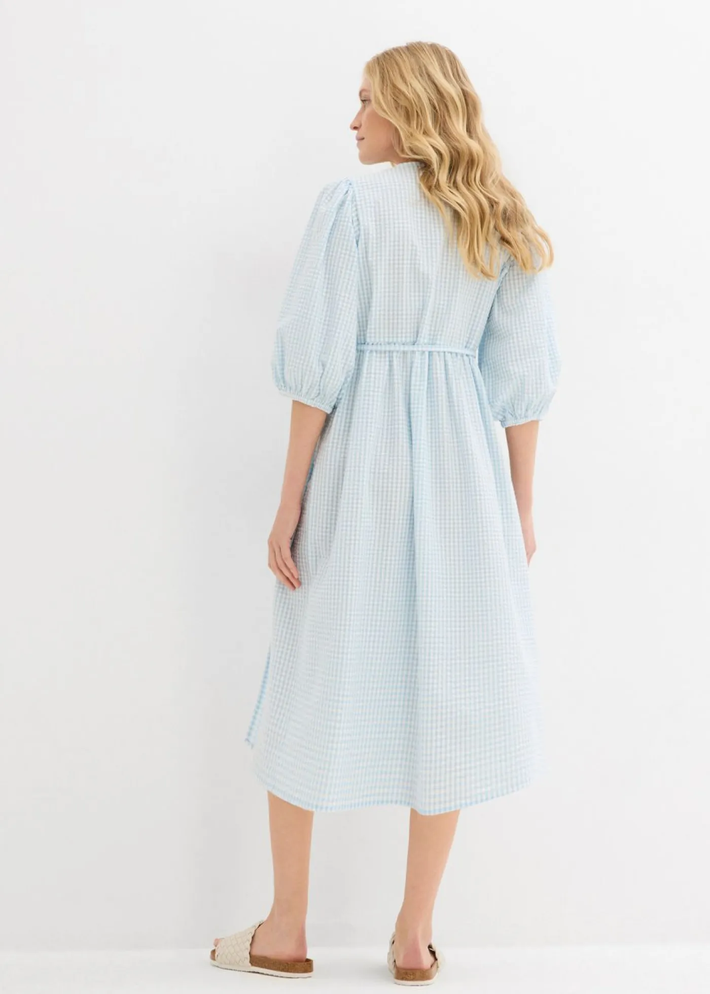 Discount Vestido cruzado de material estructurado Mujer Vestidos