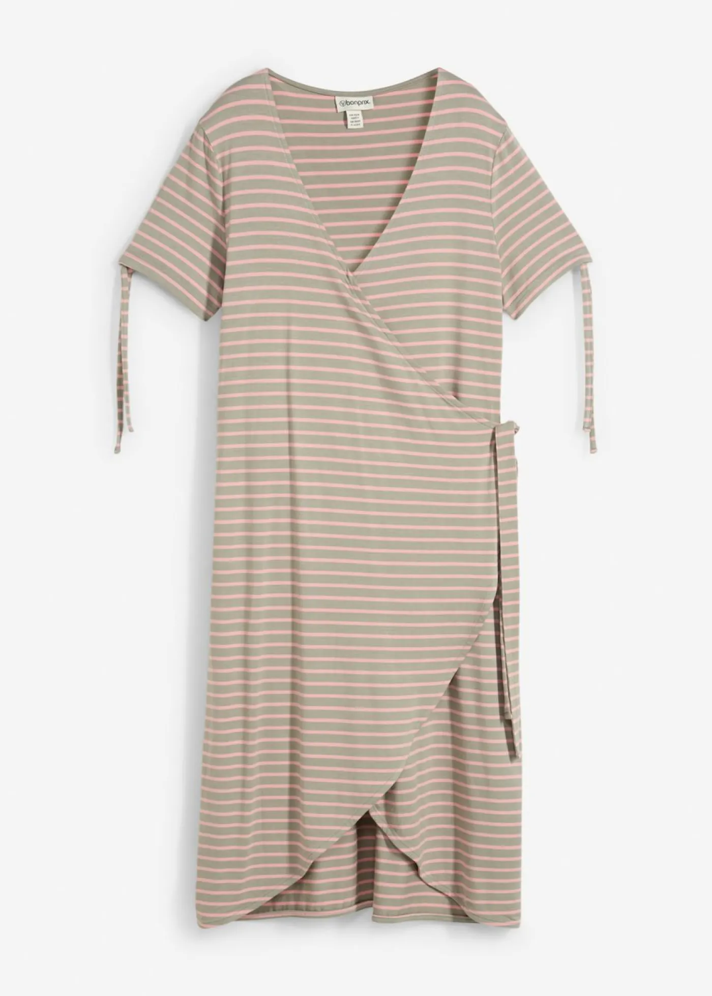 Hot Vestido cruzado de mezcla fluida de viscosa y elastano Mujer Vestidos